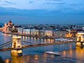 Budapest chain bridge parlament